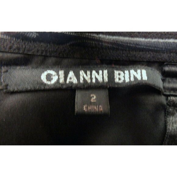 Gianni Bini Colorblock Cocktail Pleated Strapless Silk Dress 2 - Picture 6 of 6